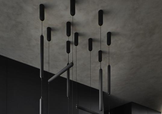 Подвесной светильник модель Puro Solo Vertical 1000 Suspension Lamp от фабрики Brokis