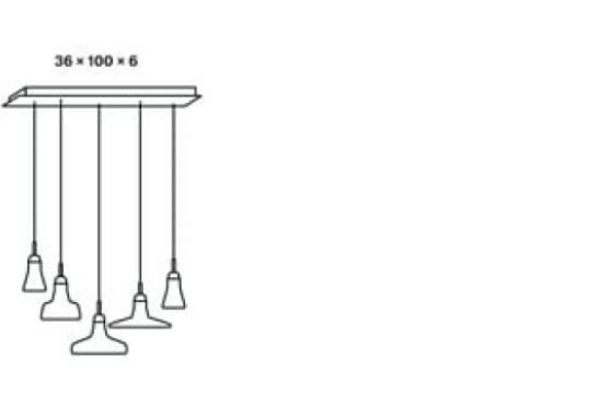 Подвесной светильник модель Shadows XL PC1000 Set per Lampade a Sospensione от фабрики Brokis