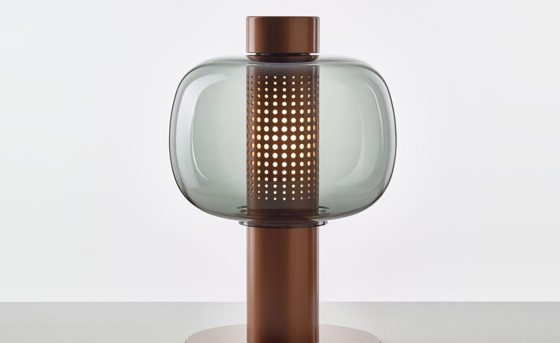 Настольная лампа модель Bonbori Small Lampada da Tavolo/Terra Outdoor от фабрики Brokis