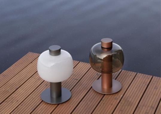 Настольная лампа модель Bonbori Small Lampada da Tavolo/Terra Outdoor от фабрики Brokis