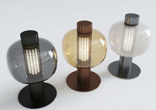 Настольная лампа модель Bonbori Small Lampada da Tavolo/Terra Outdoor от фабрики Brokis