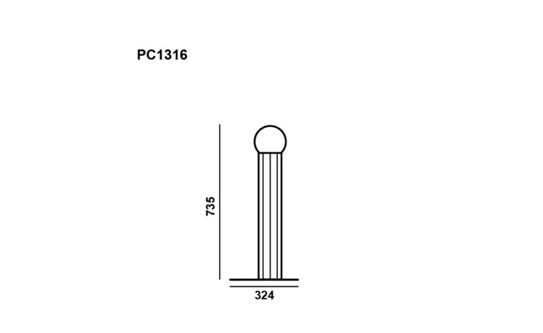 Торшер модель Prisma PC1316 Small 600 Floor Lamp от фабрики Brokis