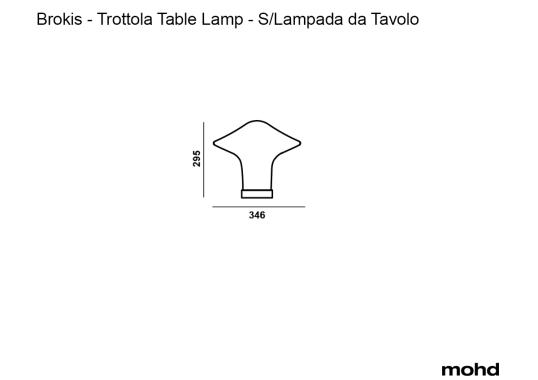 Настольная лампа модель Trottola Table Lamp - S от фабрики Brokis