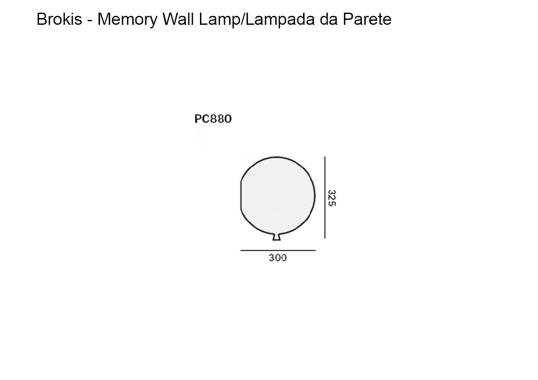 Бра модель Memory Wall Ø 30 Lucida от фабрики Brokis