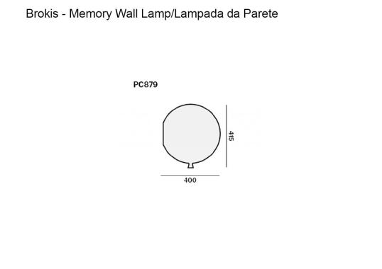Бра модель Memory Parete Ø 40 Lucida от фабрики Brokis