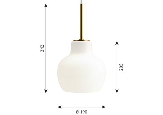 Подвесной светильник модель VL Ring Crown 1 от фабрики Louis Poulsen