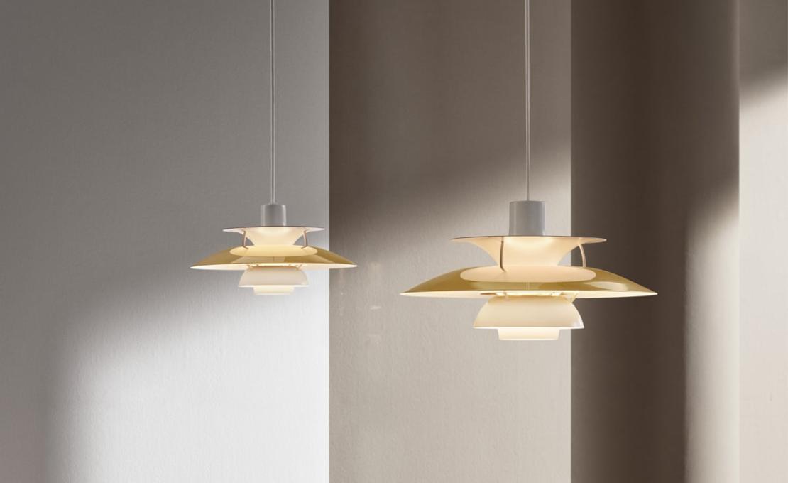 Подвесной светильник модель PH 5 Lampada a Sospensione Colorata от фабрики Louis Poulsen