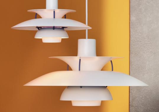Подвесной светильник модель PH 5 Lampada a Sospensione Colorata от фабрики Louis Poulsen