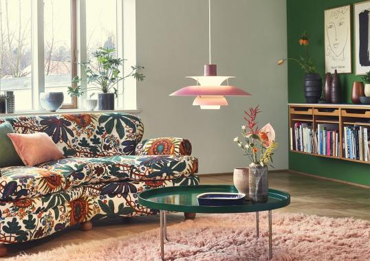 Подвесной светильник модель PH 5 Lampada a Sospensione Colorata от фабрики Louis Poulsen