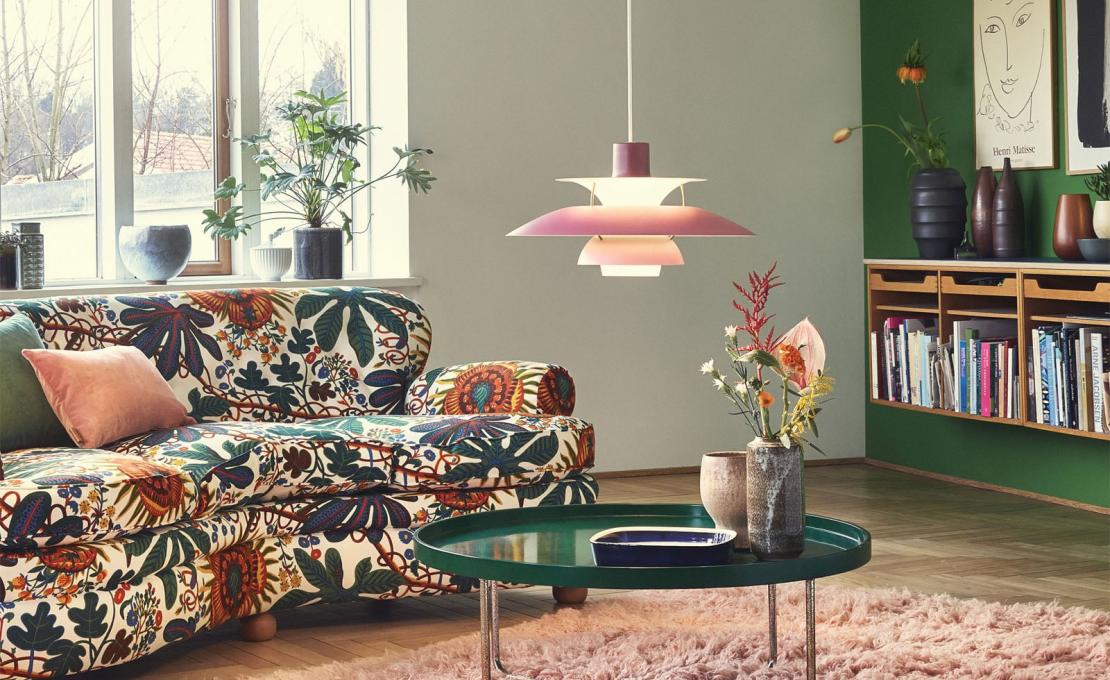Подвесной светильник модель PH 5 Lampada a Sospensione Colorata от фабрики Louis Poulsen