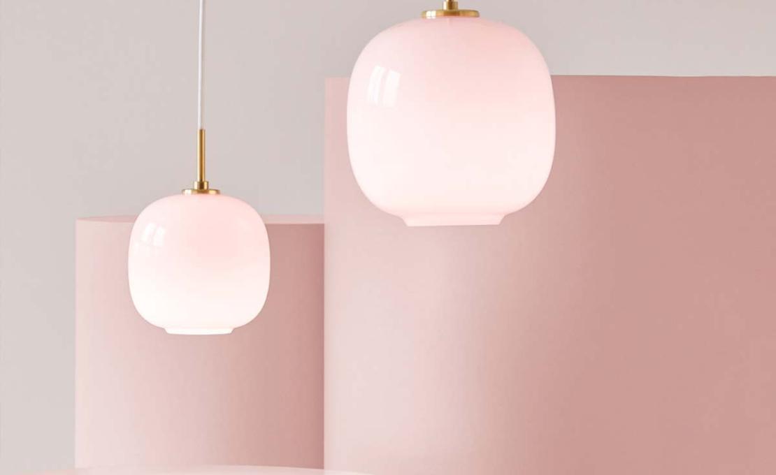 Подвесной светильник модель VL45 Radiohus Pale Rose Suspension Lamp от фабрики Louis Poulsen