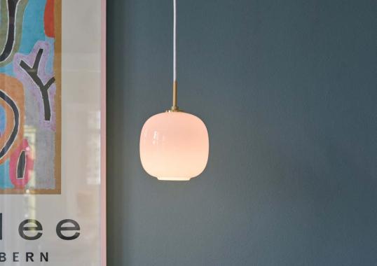 Подвесной светильник модель VL45 Radiohus Pale Rose Suspension Lamp от фабрики Louis Poulsen