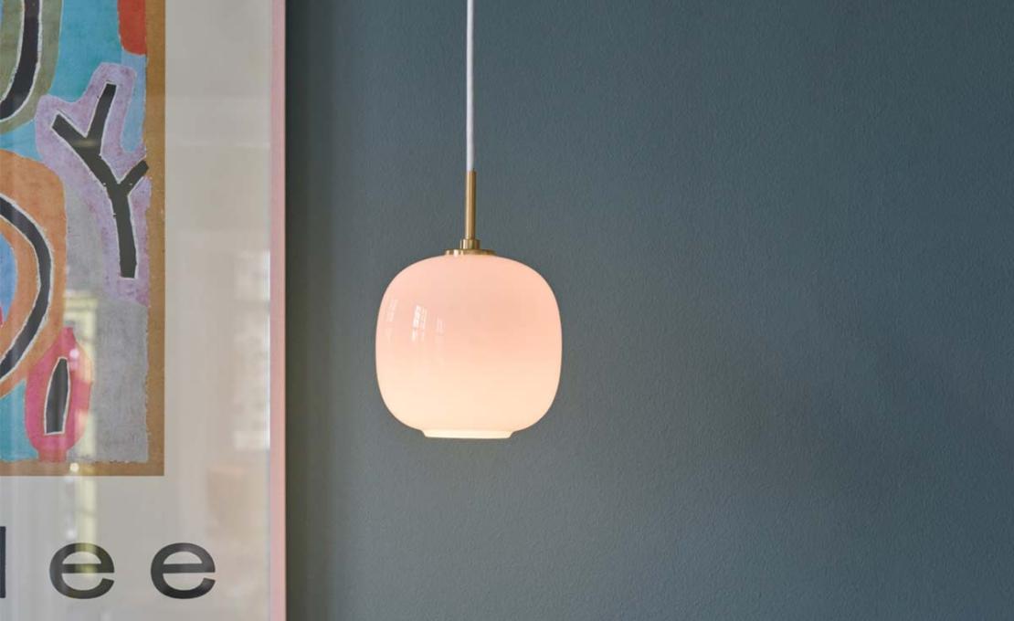 Подвесной светильник модель VL45 Radiohus Pale Rose Suspension Lamp от фабрики Louis Poulsen