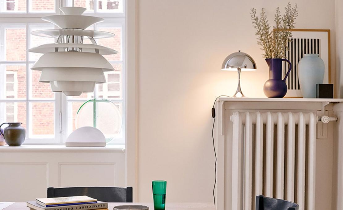 Подвесной светильник модель PH Snowball Suspension lamp от фабрики Louis Poulsen