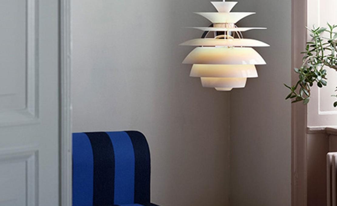 Подвесной светильник модель PH Snowball Suspension lamp от фабрики Louis Poulsen