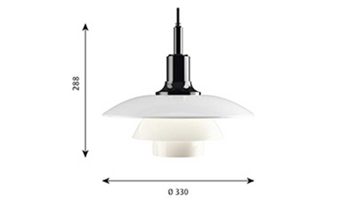 Подвесной светильник модель Ph 3 1/2 - 3 Lampada a Sospensione от фабрики Louis Poulsen