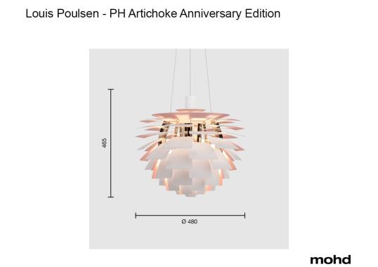 Подвесной светильник модель PH Artichoke Suspension Lamp - Anniversary Edition от фабрики Louis Poulsen