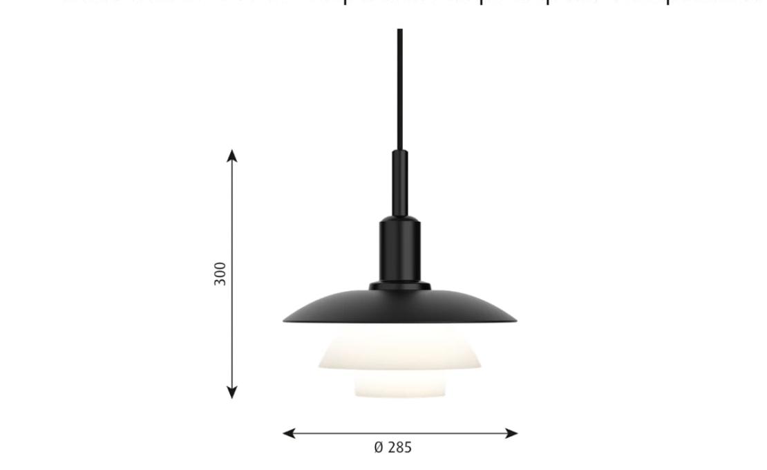 Подвесной светильник модель PH 3/3 Suspension Lamp от фабрики Louis Poulsen