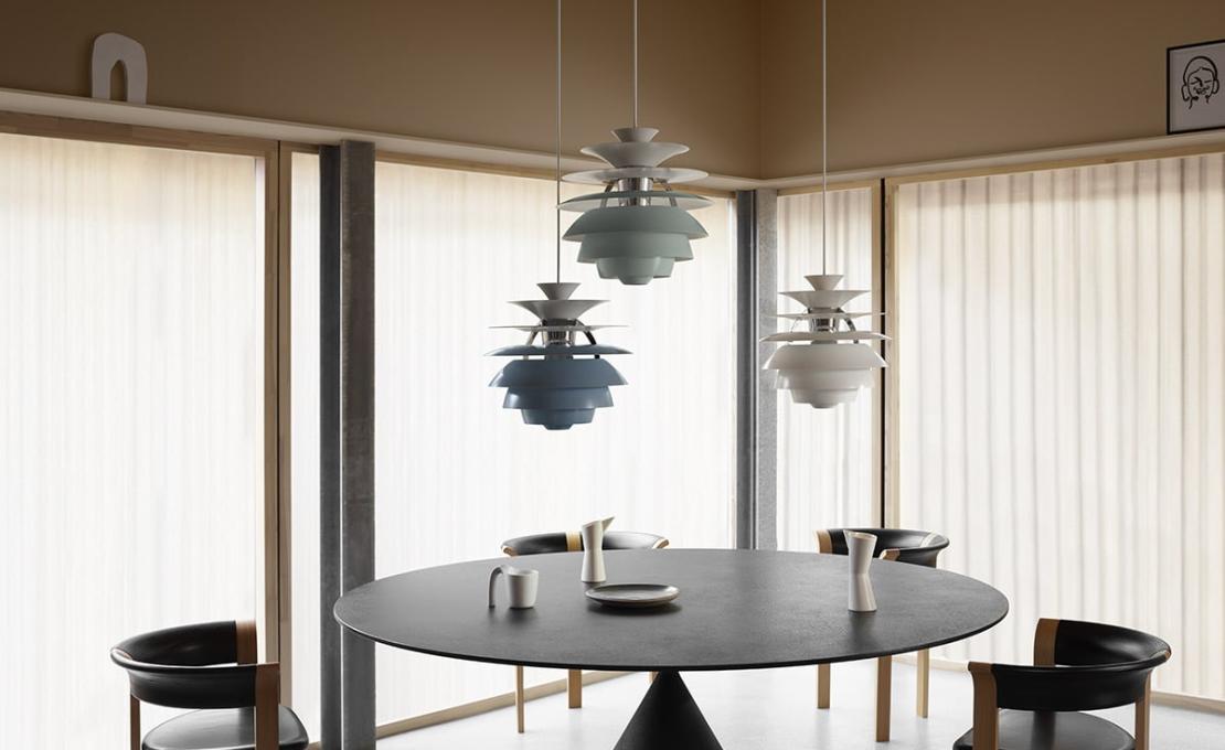 Подвесной светильник модель PH Snowball Suspension lamp от фабрики Louis Poulsen