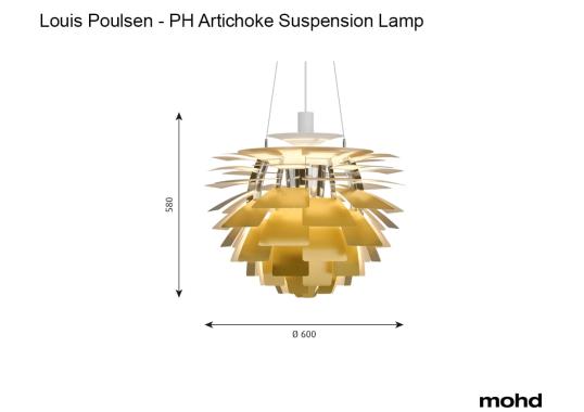 Подвесной светильник модель PH Artichoke LED Ø 60 Lampada a Sospensione от фабрики Louis Poulsen