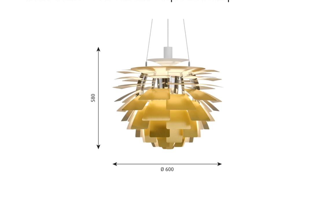 Подвесной светильник модель PH Artichoke LED Ø 60 Lampada a Sospensione от фабрики Louis Poulsen