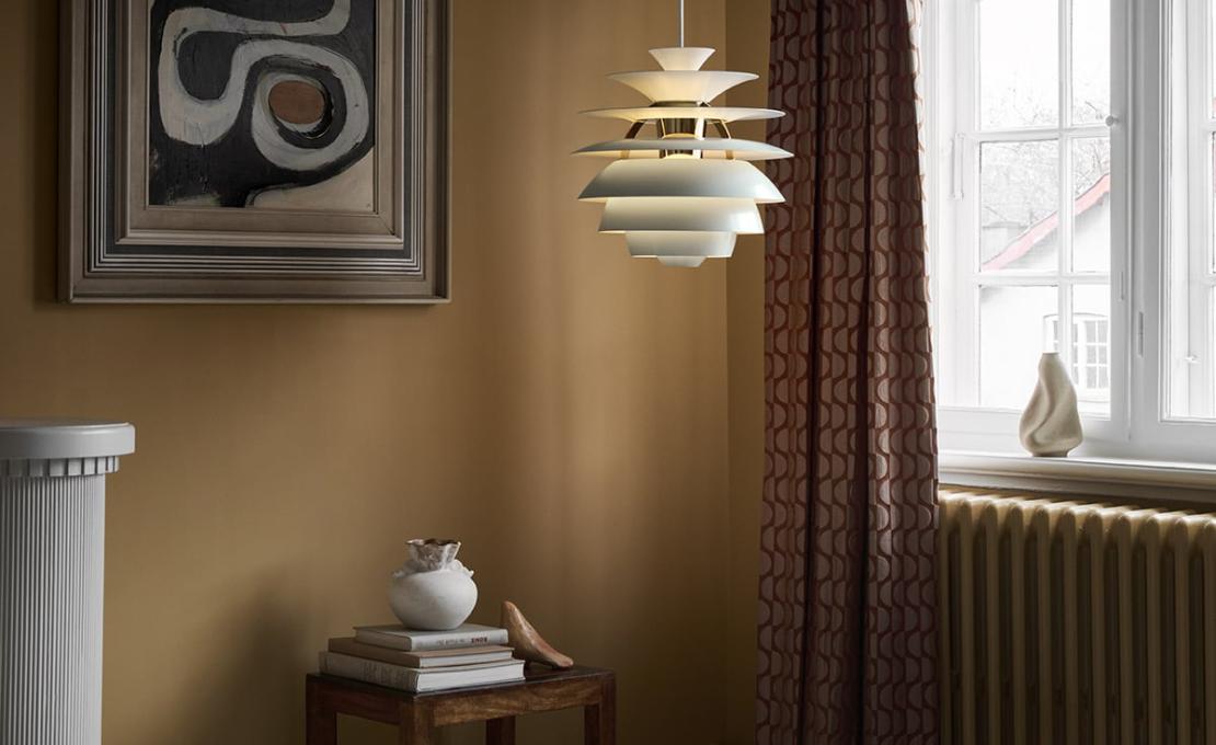 Подвесной светильник модель PH Snowball Suspension lamp от фабрики Louis Poulsen