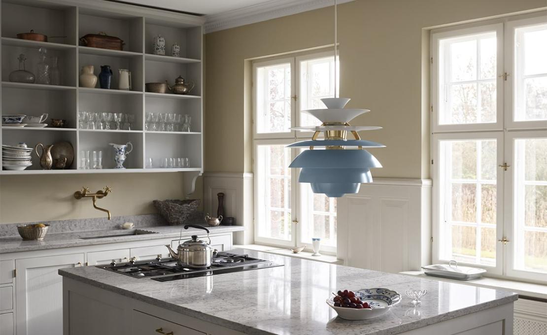 Подвесной светильник модель PH Snowball Suspension lamp от фабрики Louis Poulsen