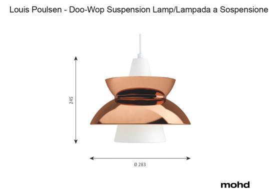 Подвесной светильник модель Doo Wop Lampada a Sospensione от фабрики Louis Poulsen