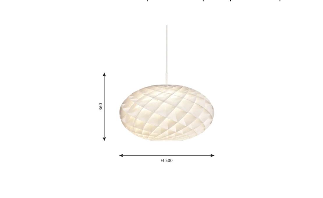Подвесной светильник модель Patera Oval LED Suspension Lamp от фабрики Louis Poulsen