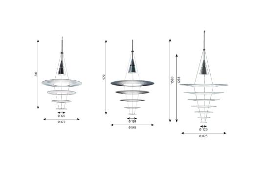 Подвесной светильник модель Enigma Lampada a Sospensione от фабрики Louis Poulsen