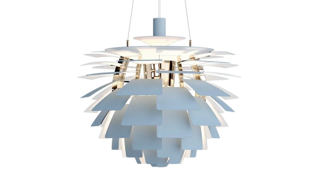 Подвесной светильник модель PH Artichoke Suspension Lamp - Dusty от фабрики Louis Poulsen