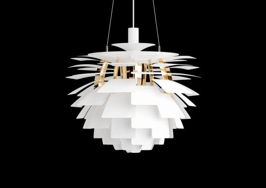 Подвесной светильник модель PH Artichoke Suspension Lamp - Dusty от фабрики Louis Poulsen