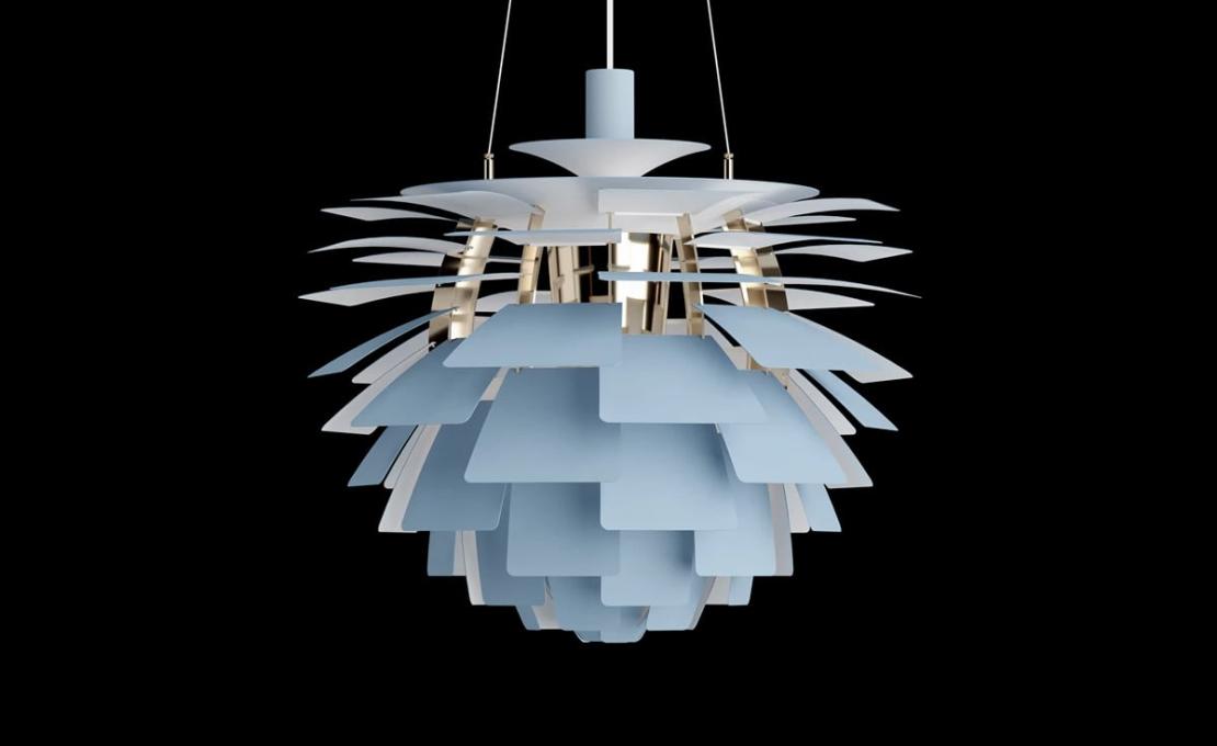 Подвесной светильник модель PH Artichoke Suspension Lamp - Dusty от фабрики Louis Poulsen