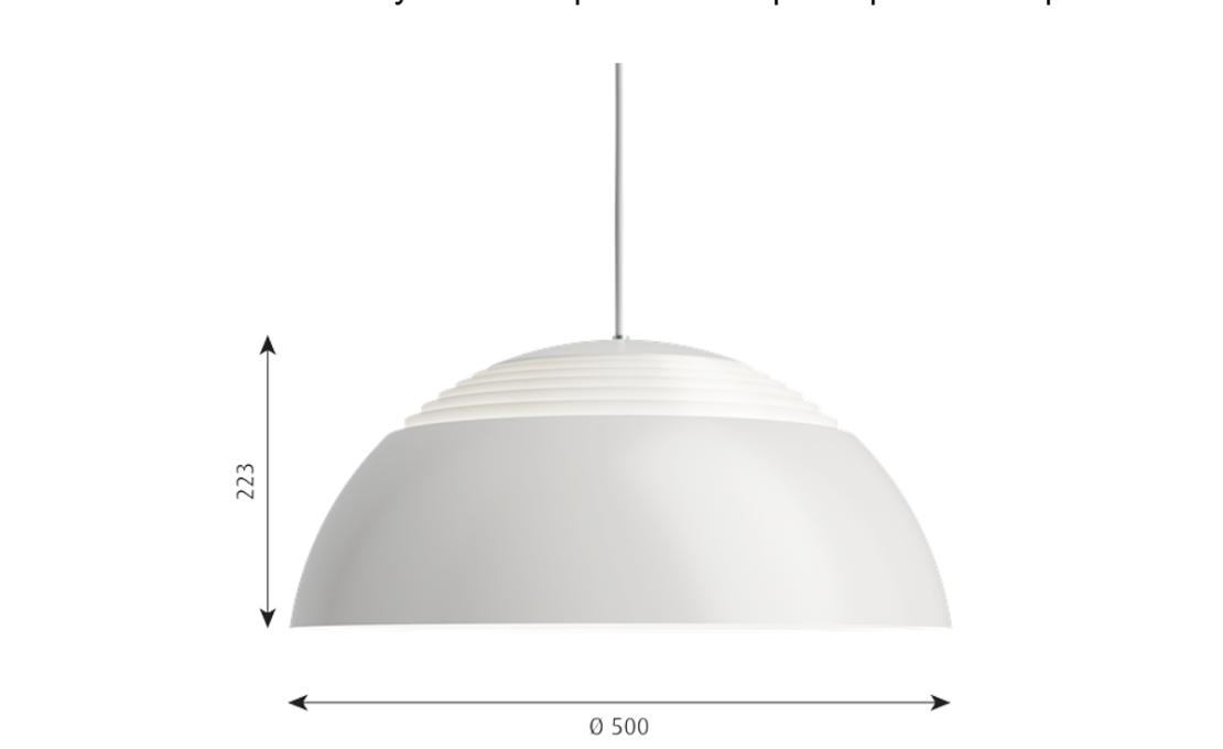 Подвесной светильник модель AJ Royal 500 Suspension Lamp от фабрики Louis Poulsen