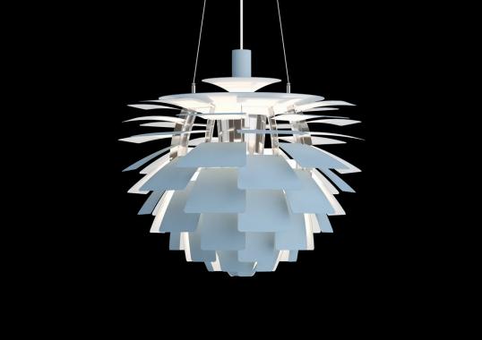 Подвесной светильник модель PH Artichoke Suspension Lamp - Dusty от фабрики Louis Poulsen