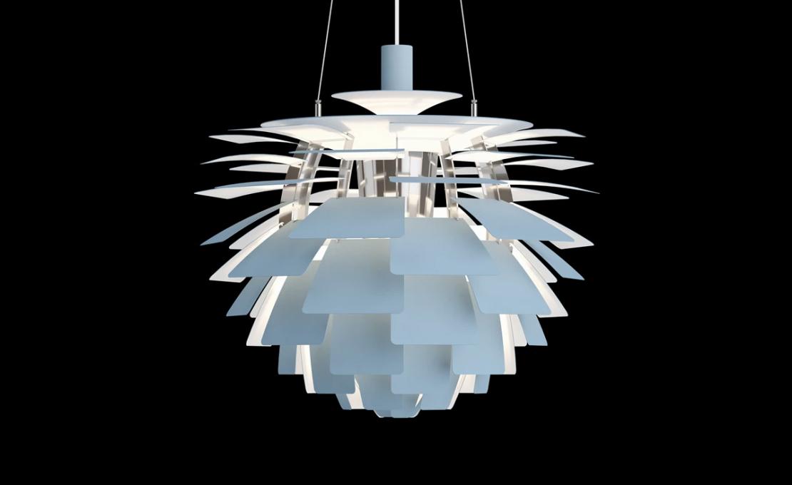Подвесной светильник модель PH Artichoke Suspension Lamp - Dusty от фабрики Louis Poulsen