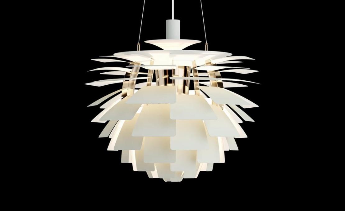 Подвесной светильник модель PH Artichoke Suspension Lamp - Dusty от фабрики Louis Poulsen