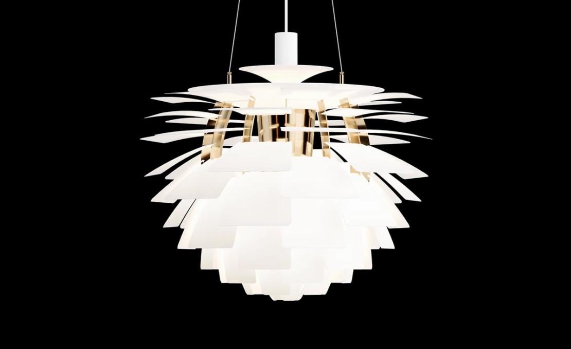 Подвесной светильник модель PH Artichoke Suspension Lamp - Dusty от фабрики Louis Poulsen