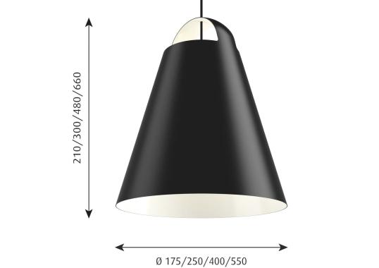 Подвесной светильник модель Above Lampada a Sospensione от фабрики Louis Poulsen