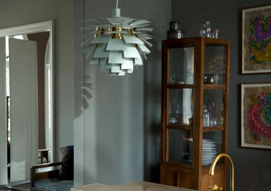 Подвесной светильник модель PH Artichoke Suspension Lamp - Dusty от фабрики Louis Poulsen