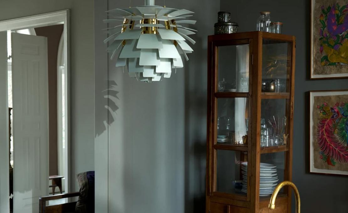 Подвесной светильник модель PH Artichoke Suspension Lamp - Dusty от фабрики Louis Poulsen