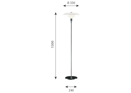 Торшер Ph 3 1/2 & Ph 2 1/2 Floor Lamp от Louis Poulsen image 6