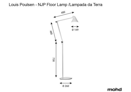 Торшер NJP Lampada da Terra от Louis Poulsen image 6