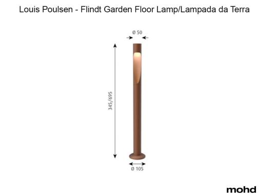 Уличный фонарь модель Flindt Garden Dissuasore Outdoor от фабрики Louis Poulsen