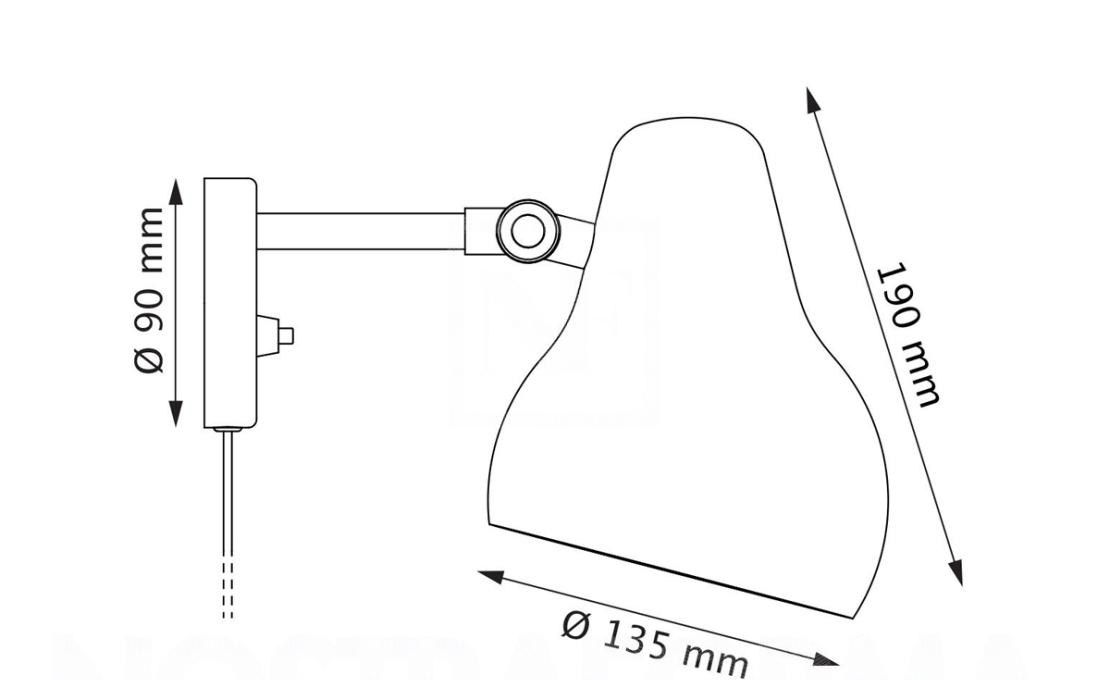 Бра модель VL38 Lampada da Parete от фабрики Louis Poulsen
