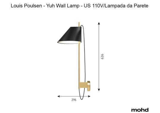 Бра модель Yuh Wall Lamp - US 110V от фабрики Louis Poulsen