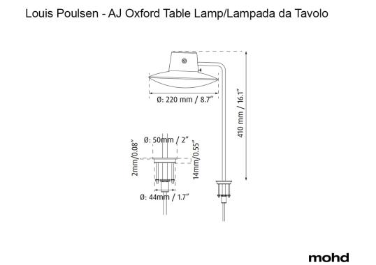 Настольная лампа модель 829317 от фабрики Louis Poulsen