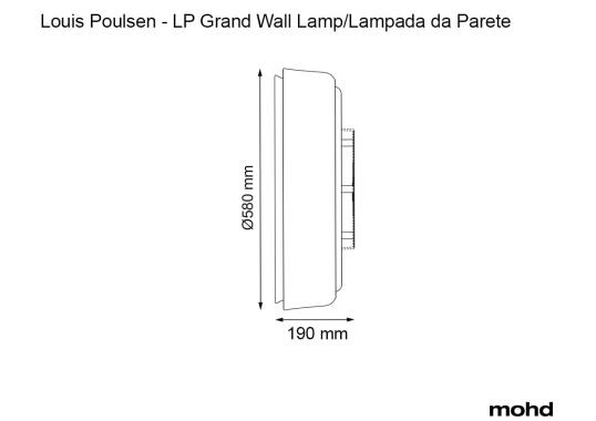 Бра модель LP Grand Lampada da Parete от фабрики Louis Poulsen