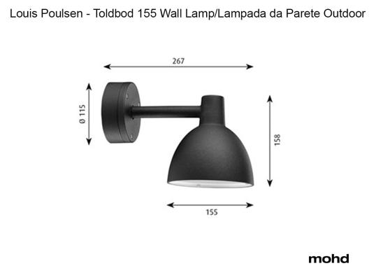Бра модель Toldbod 155 Lampada da Parete-1 от фабрики Louis Poulsen