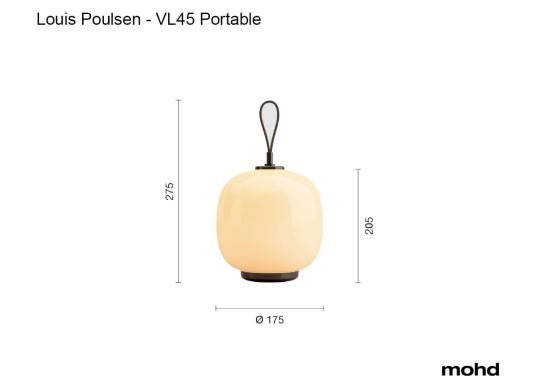 Подвесной светильник модель VL 45 Radiohus Lámpara portátil от фабрики Louis Poulsen
